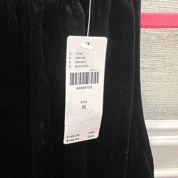 NWT new Anthropologie somerset velvet halter dress medium jewel beaded neck - Picture 5 of 17